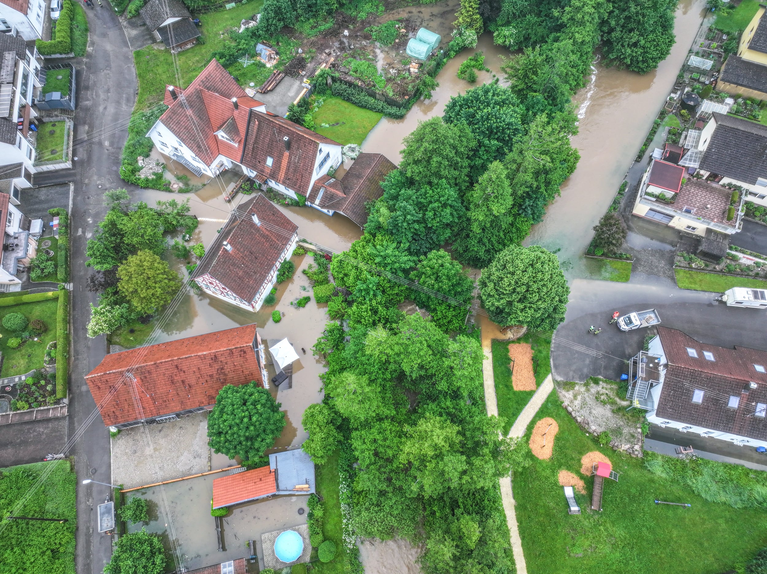 Inundaciones en Baden-Württemberg, (Photo by Jason Tschepljakow/picture alliance via Getty Images)