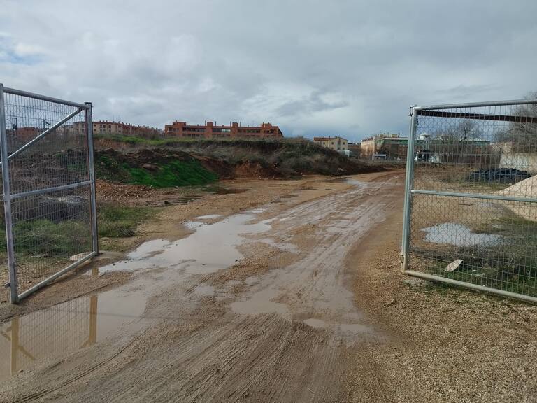 Acceso al Reina Sofía por el que circulará el vial de nueva construcción el pasado invierno/Cadena SER