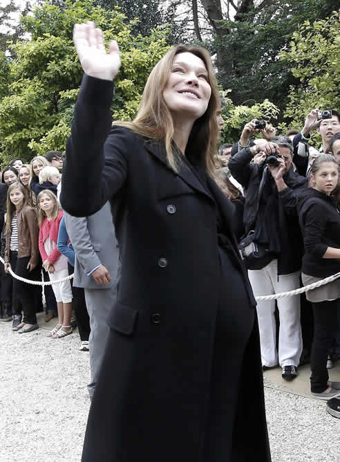 Carla Bruni en un acto el pasado sábado 17 de septiembre