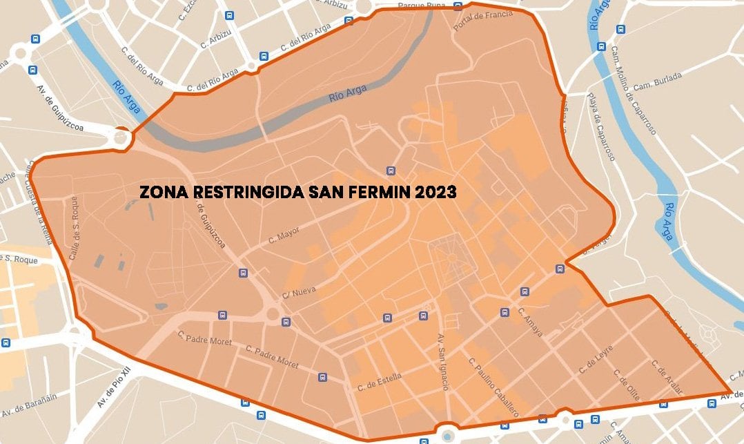 En Casco Antiguo y Primer Ensanche, el tráfico se cerrará desde el día 5 a las 22:00 horas hasta el día 15 a las 14:00 horas