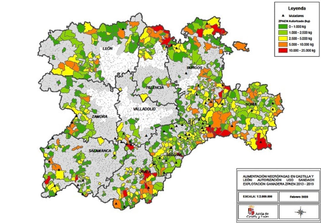 Alimentcion negrófagas en Castilla y León 