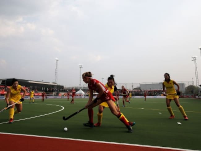 Partido de hockey hierba