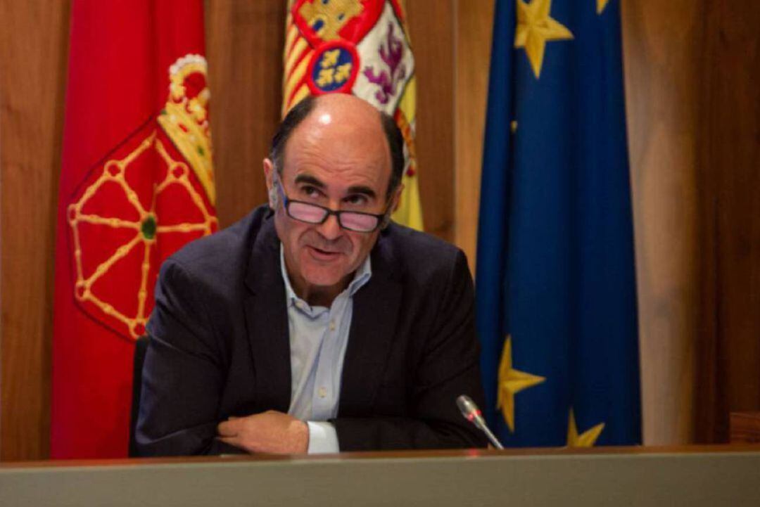 El consejero de Desarrollo Económico del Gobierno de Navarra, Manu Ayerdi