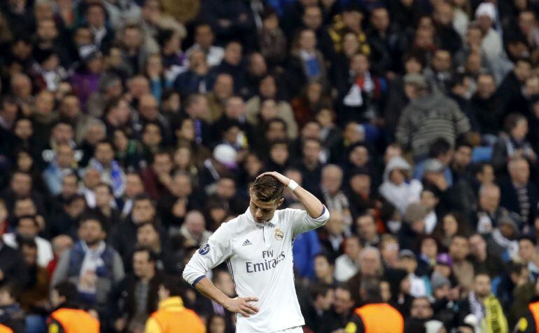 Cristiano Ronaldo, durante el partido ante el Borussia Dortmund