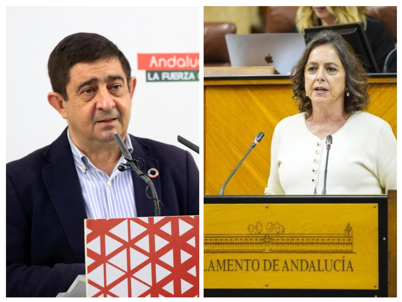 Paco Reyes y Catalina García, candidatos del PSOE y PP por Jaén para las elecciones del 17M.