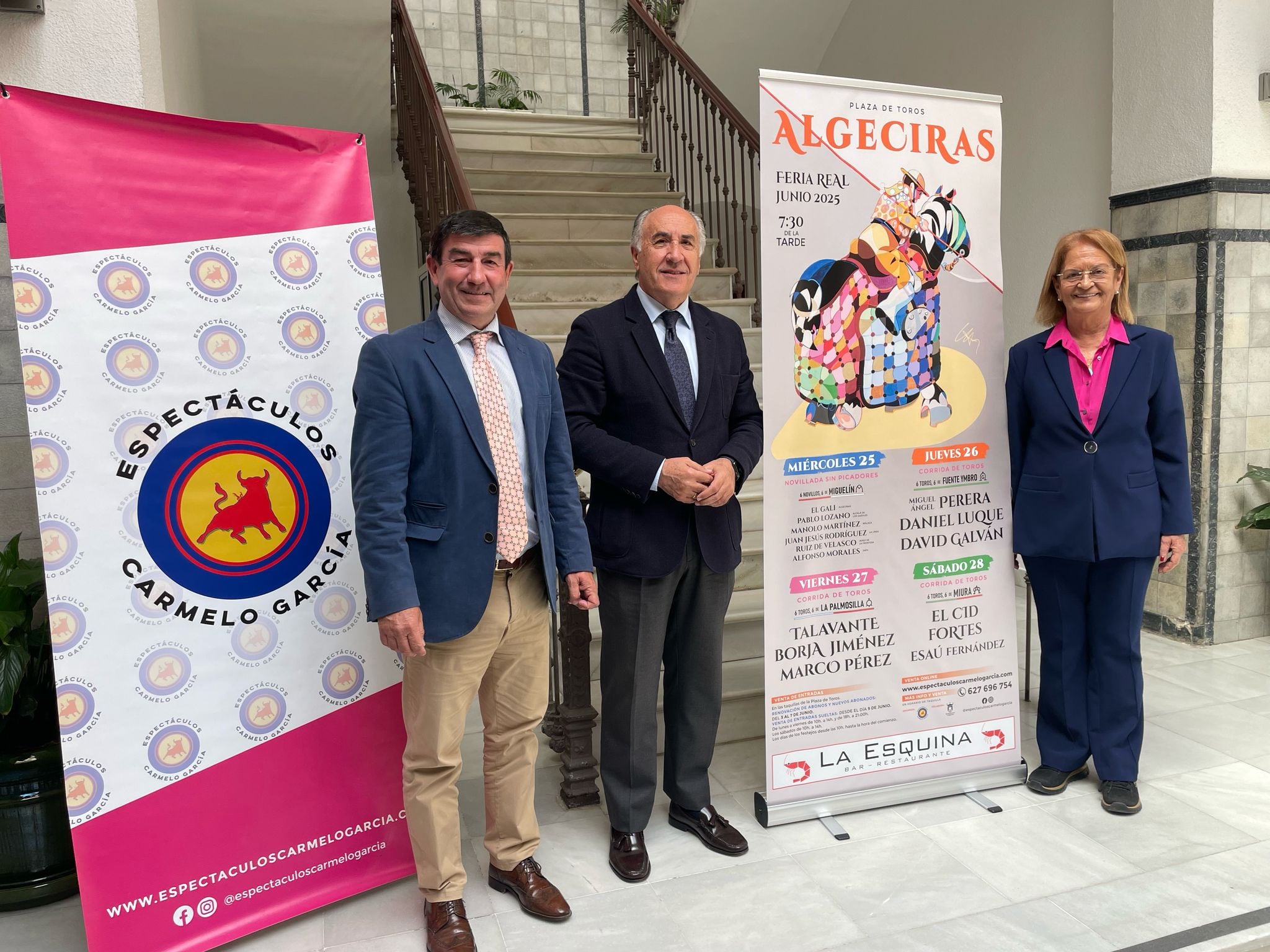 Presentación de los carteles de toros en Algeciras