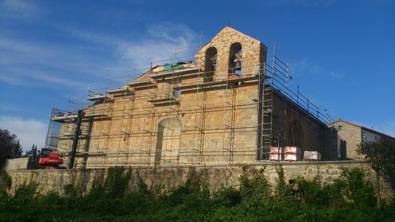 La ermita de San Segundo presentaba este estado el pasado mes de abril