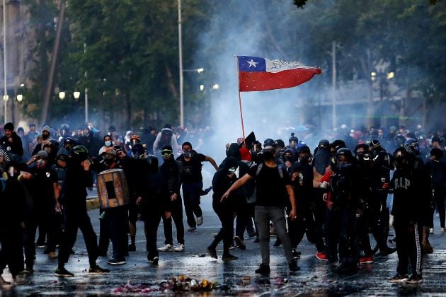 Protestas sociales en Chile.