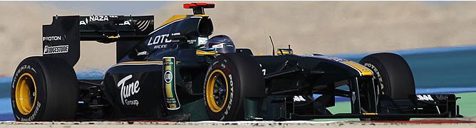 Trulli conduce su Lotus