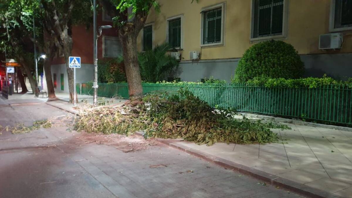 Las tormentas y las lluvias causan medio centenar de incidencias en la provincia
