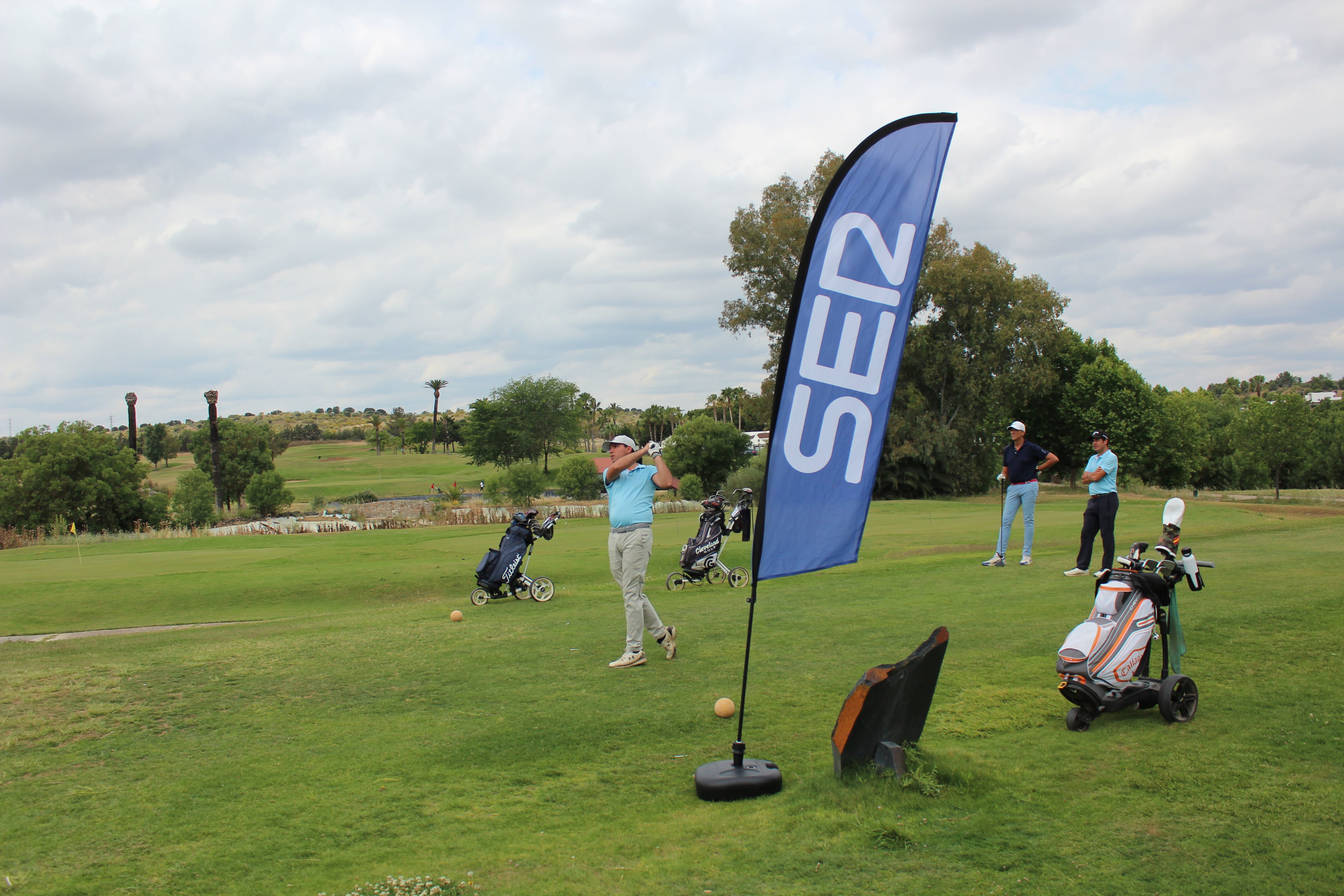 Imagen del gran torneo de golf Primavera SER Extremadura Golf Guadiana.