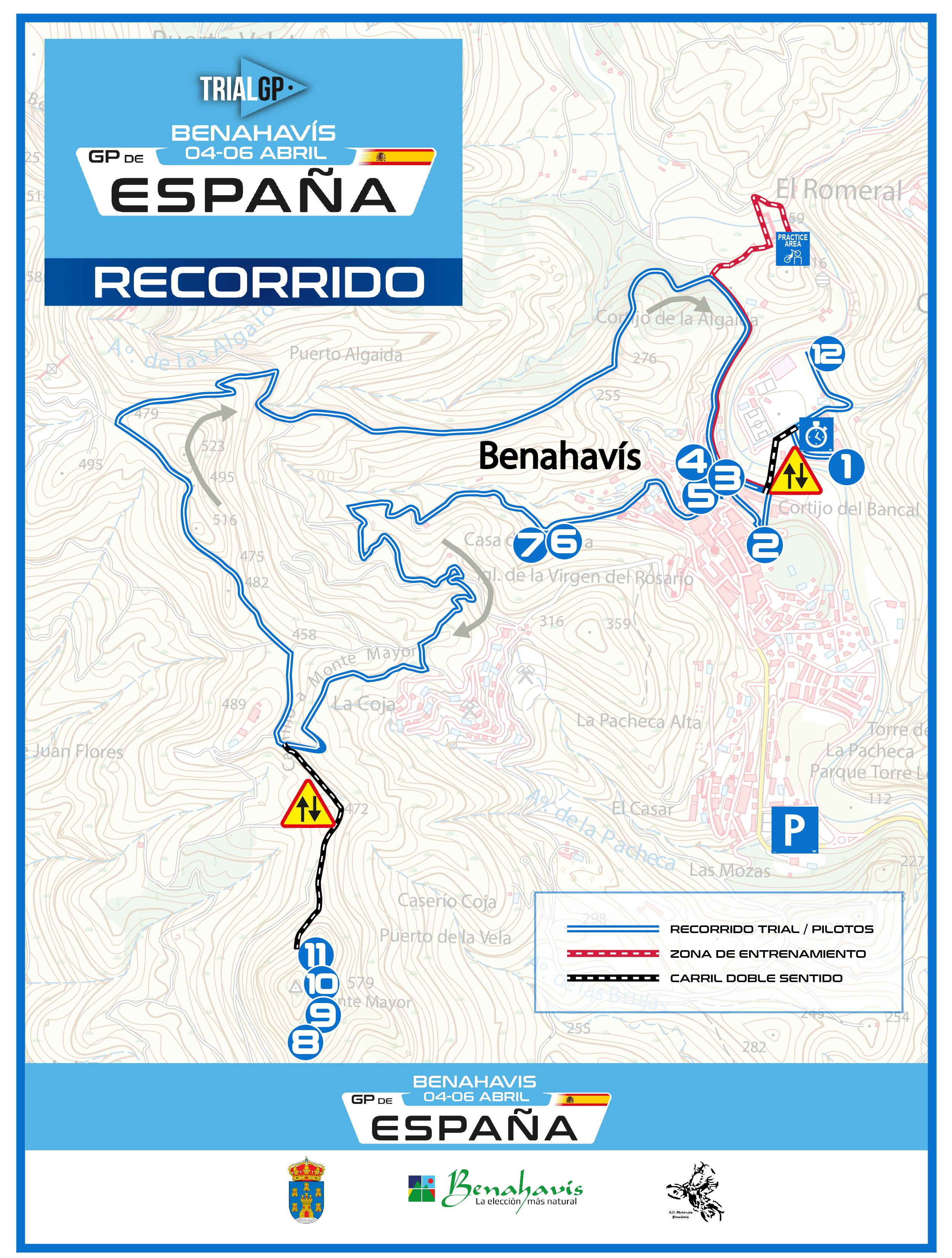 Recorrido del TrialGP de Benahavís