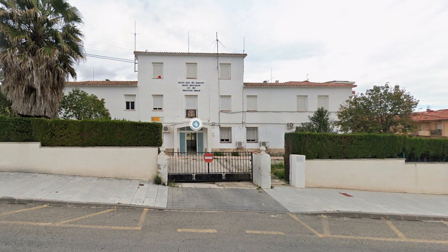 La entrada del cuartel de la Guardia Civil de Cocentaina.