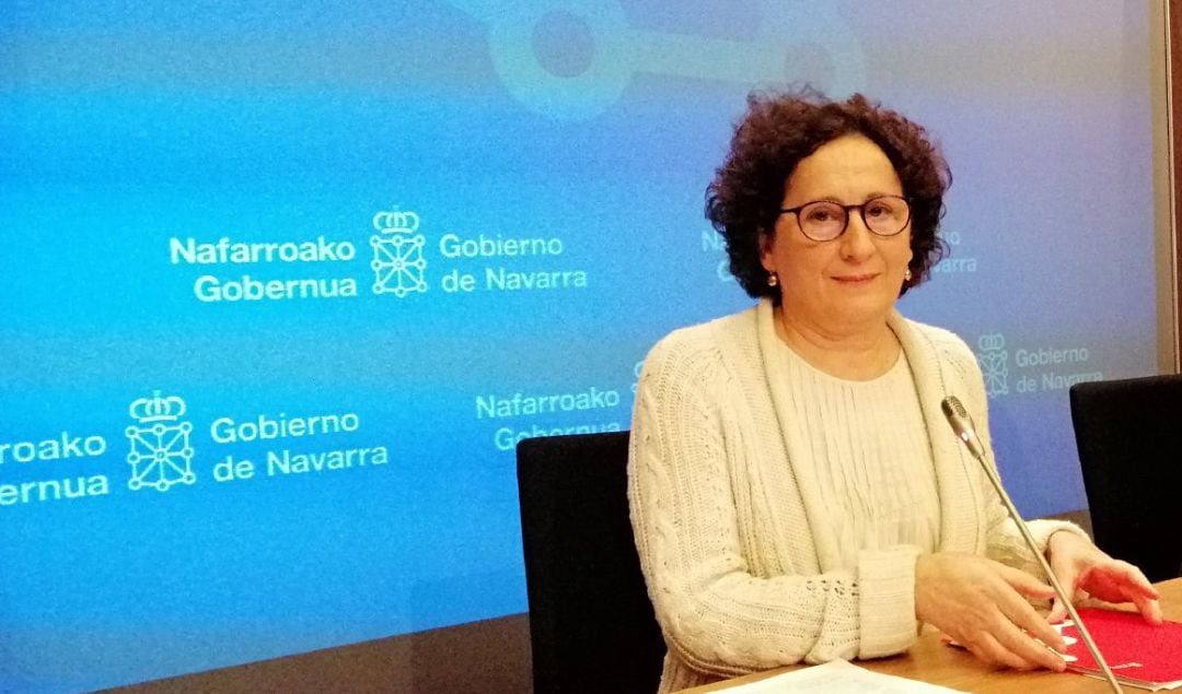 La consejera de Derechos Sociales del Gobierno foral, Mari Carmen Maeztu