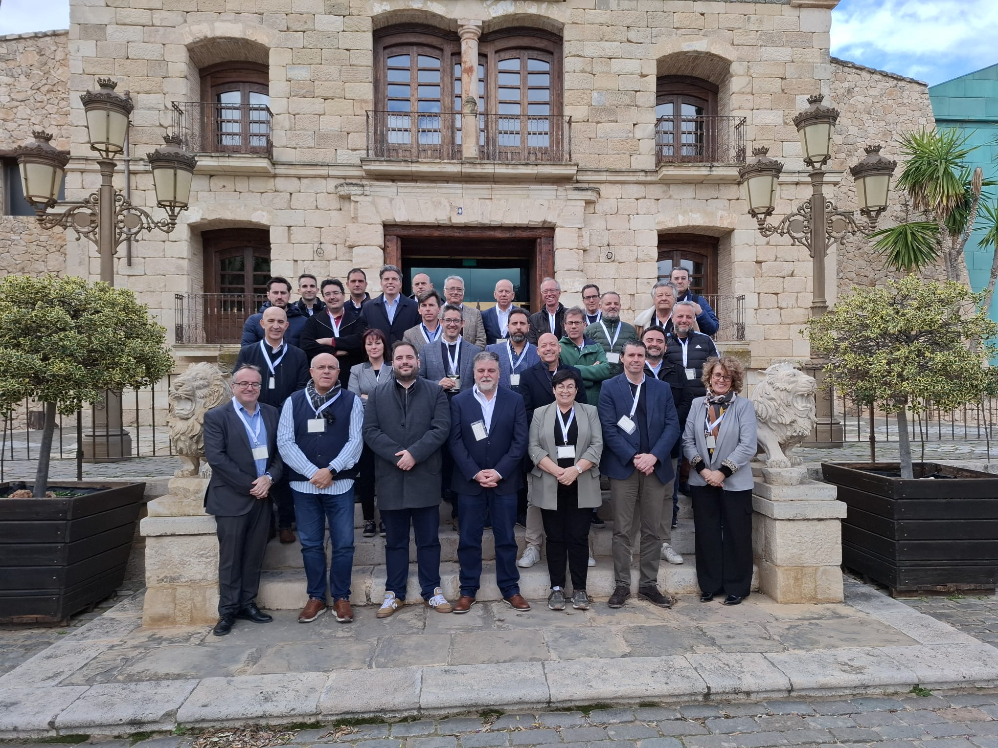 Reunión con los empresarios