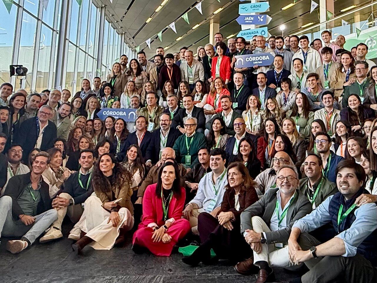 Representantes del PP cordobés en el congreso regional del partido (Prensa PP)