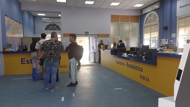 La zona del Registro y Estadística se encuentran en la planta baja del consistorio. Foto: Concello Ferrol