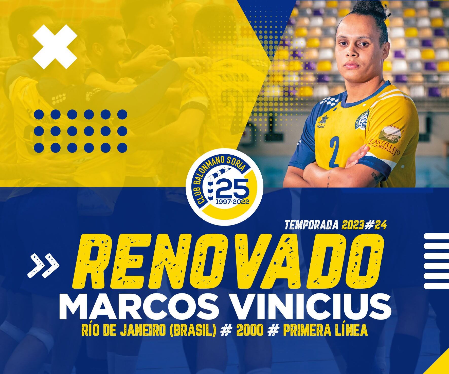 Marquinhos renueva con el BM Soria.