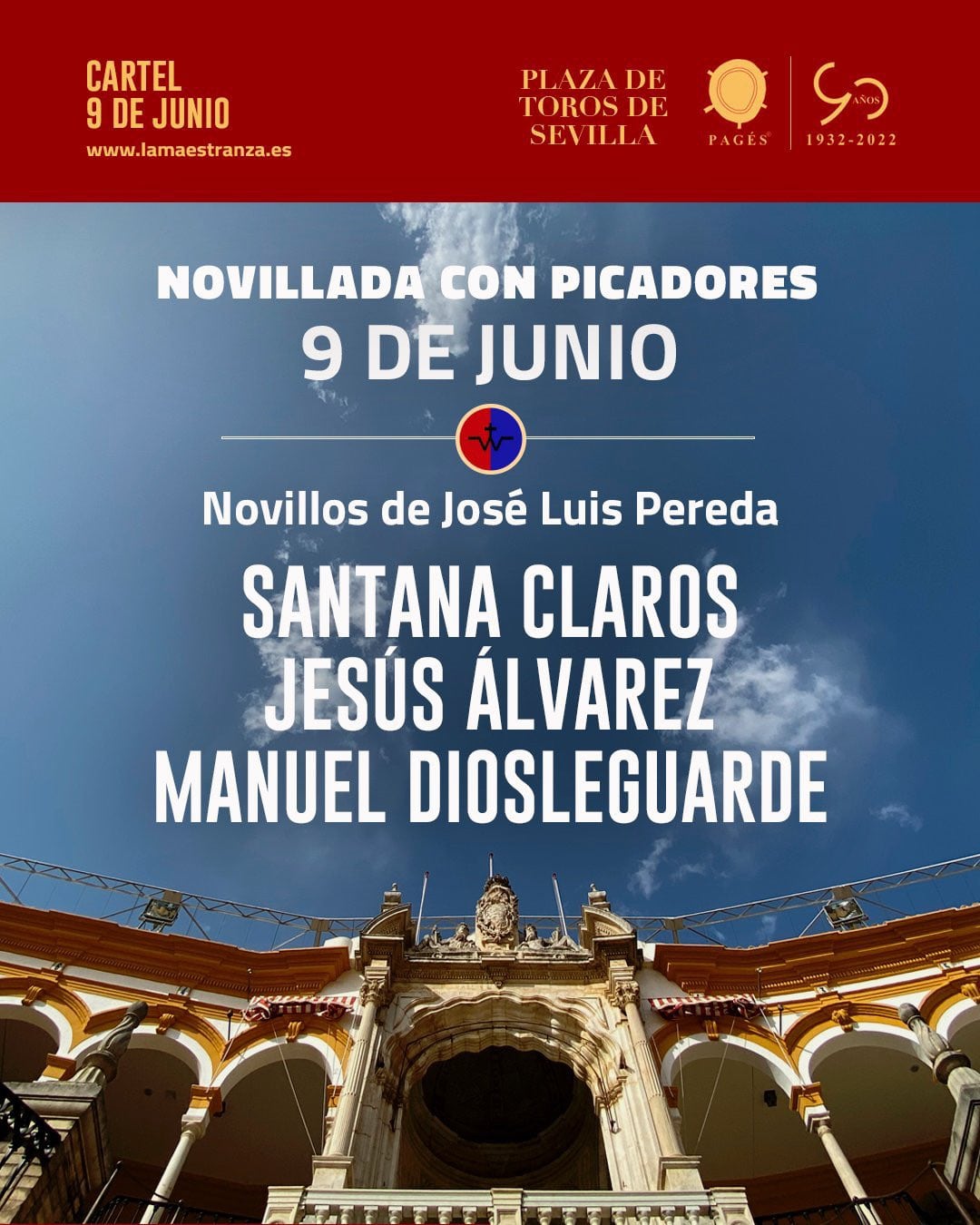 Cartel de novilleros para este jueves en la Real Maestranza de Sevilla