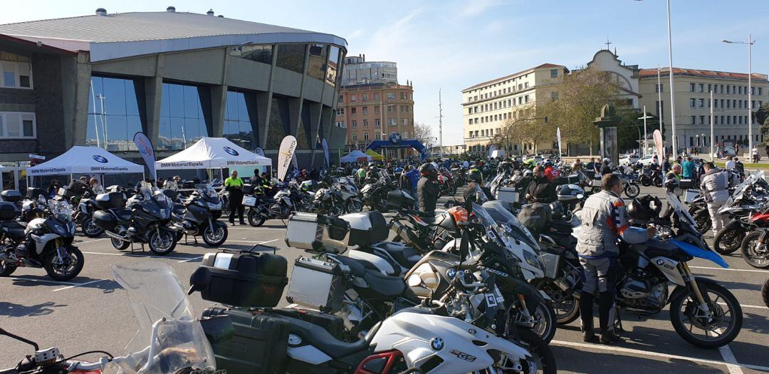 Los moteros se dirigen ya a Palencia desde Coruña