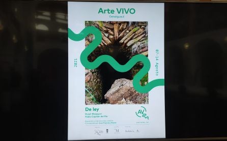 Cartel de &quot;Arte Vivo&quot;, semana cultural de Genalguacil.