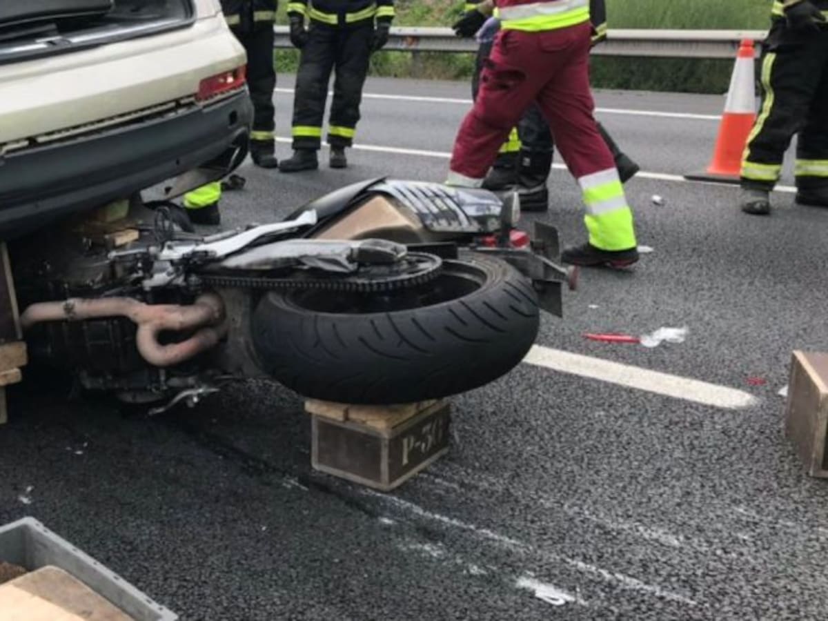 Un motorista, herido grave en un accidente en la A-42