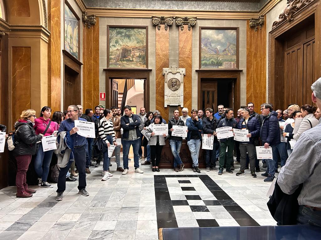 Protesta de los sindicatos el pasado 13 de noviembre