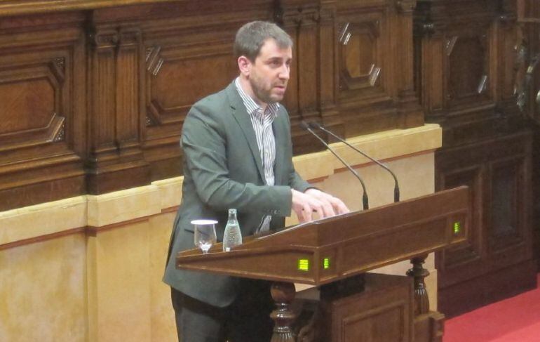 Imatge d'arxiu de Toni Comín al Parlament 