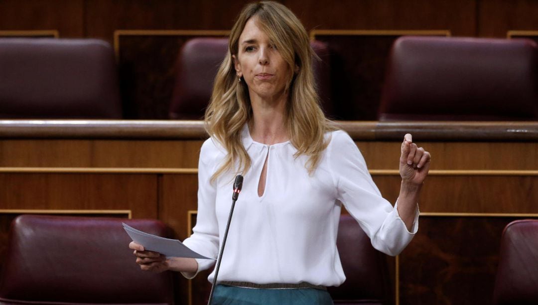 Cayetana Álvarez de Toledo, en la sesión de control