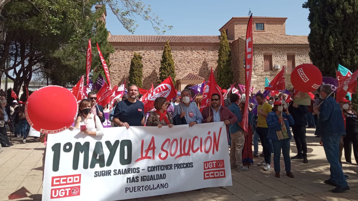 Los sindicatos de clase piden mejoras salariales en el Primero de Mayo con menos participación de los últimos años en Puertollano