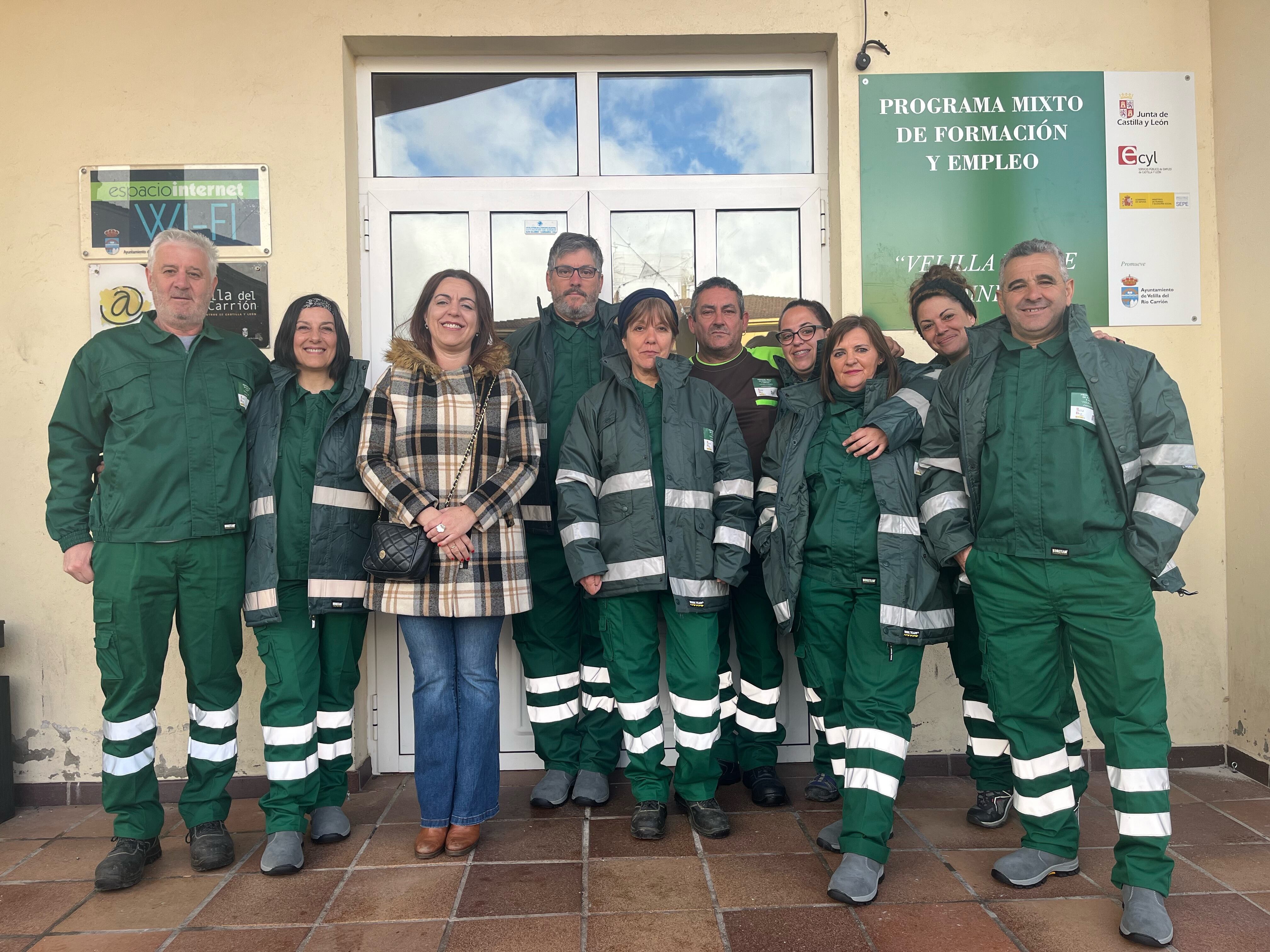 Arranca el taller formativo y de empleo ‘Velilla Verde’ con ocho alumnos contratados