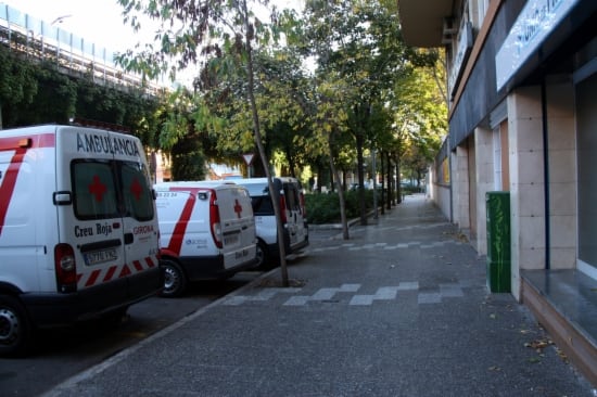 La zona de la Devesa de Girona on van ser agredides les dues noies