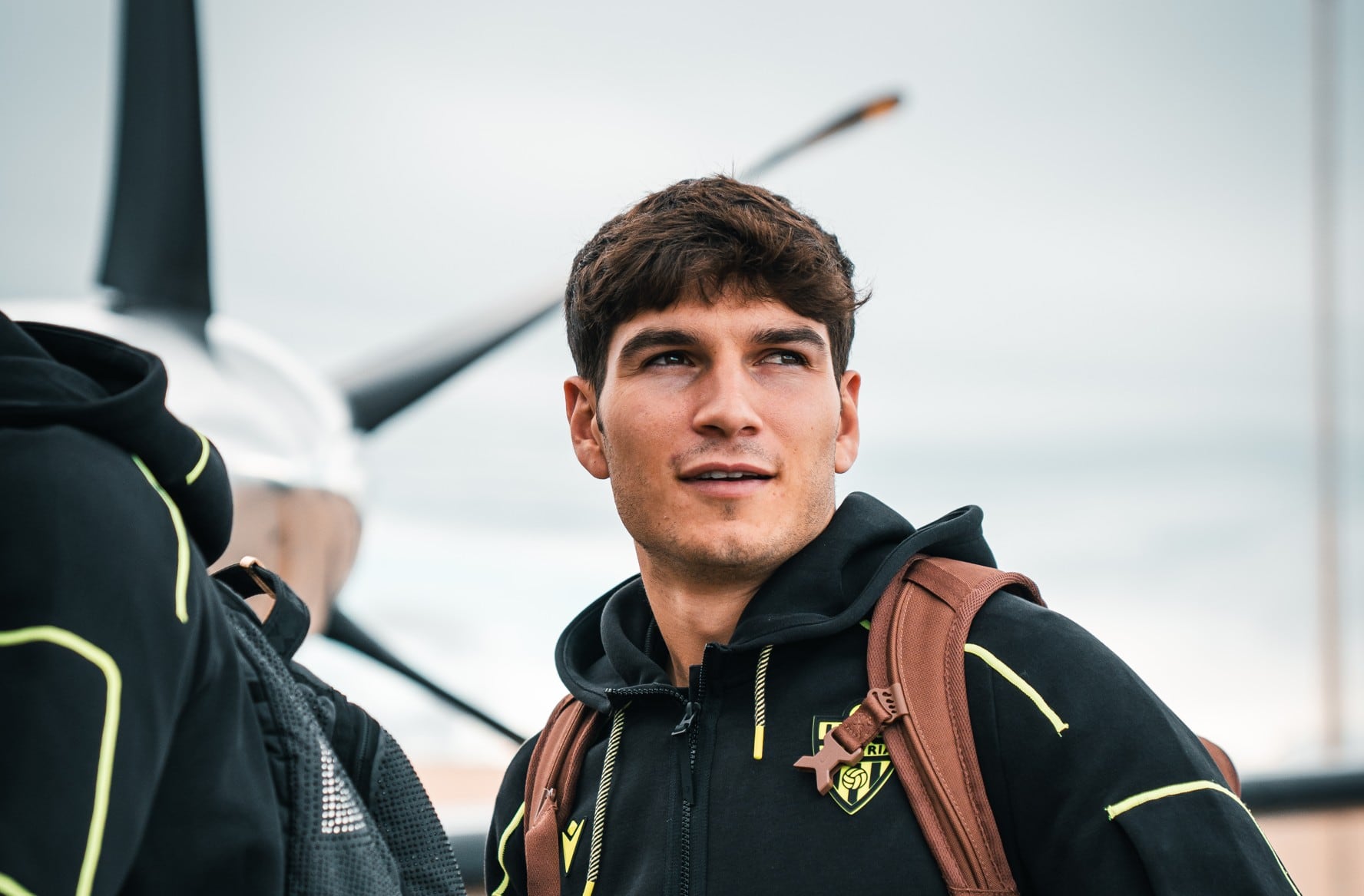 Federico Bonini viajó a Andorra con el Almería y caía lesionado en el Principado.