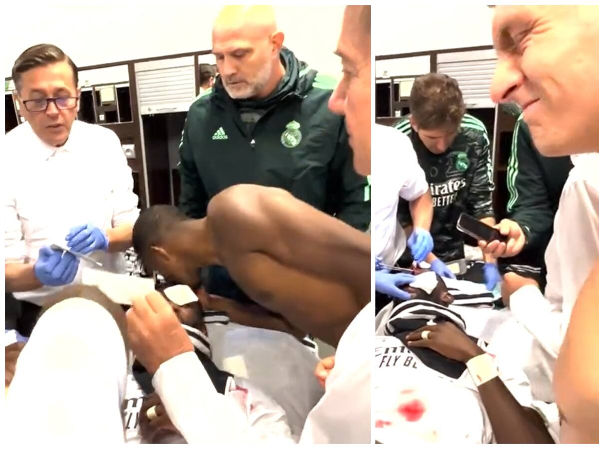 Gritos, nerviosismo y un compañerismo sobresaliente: el vídeo de la cura a Rüdiger que se ha hecho viral