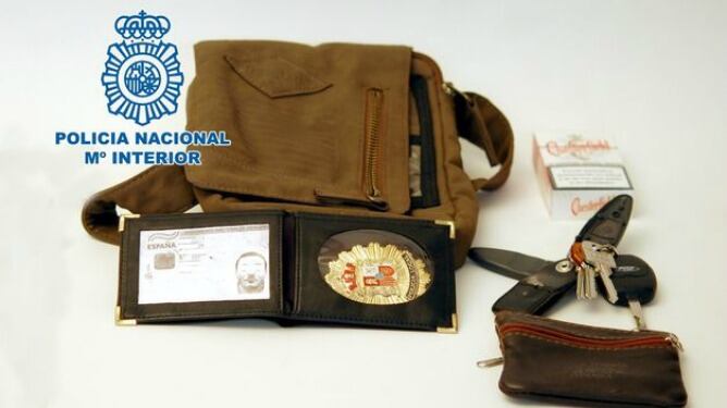 Efectos intervenidos al detenido