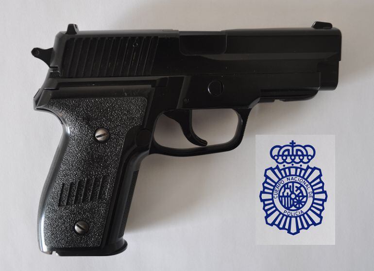 Pistola de &#039;aire suave&#039;, utilizada en el robo