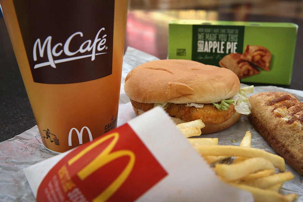 Imagen de un menú McChicken, retratado en Illinois (EEUU) en 2013.