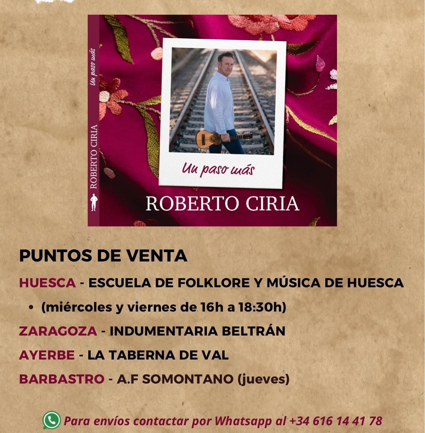 Nuevo disco de Roberto Ciria