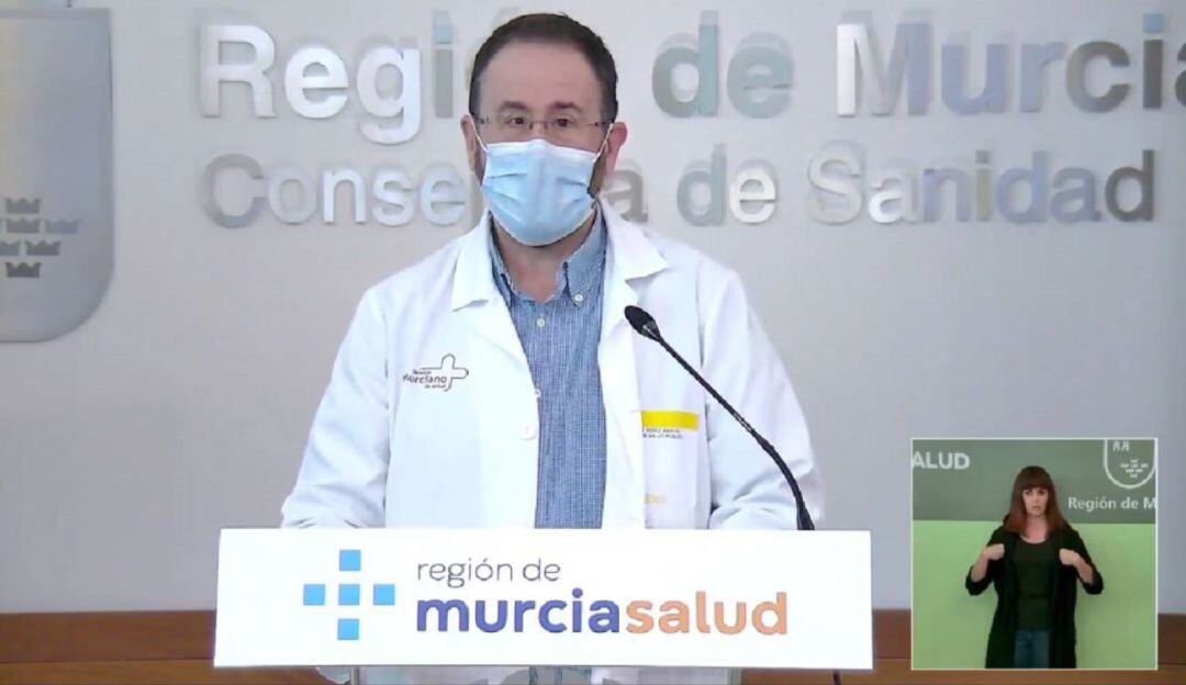 El doctor Jaime Pérez en una reciente comparecencia