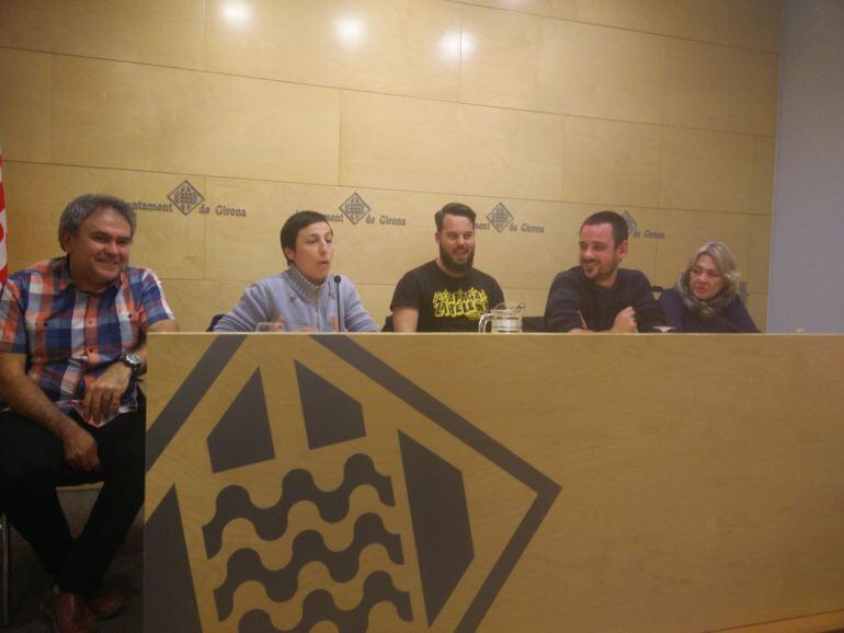 La CUP ha fet la roda de premsa amb el candidat que ocupava el número 19 a la seva candidatura