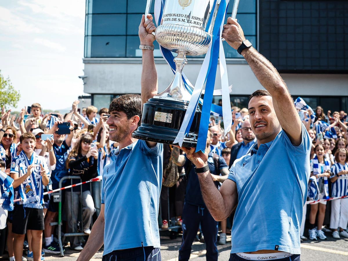 La cuarta Copa del Rey de la Real Sociedad ya está en Zubieta