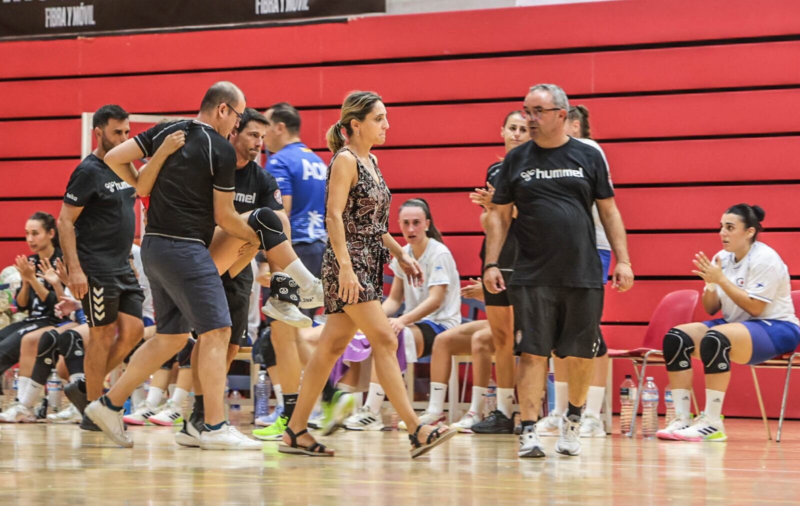 Ángela Alpuente retirada de la pista