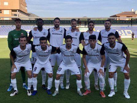 Once inicial del Eldense en Alcoi