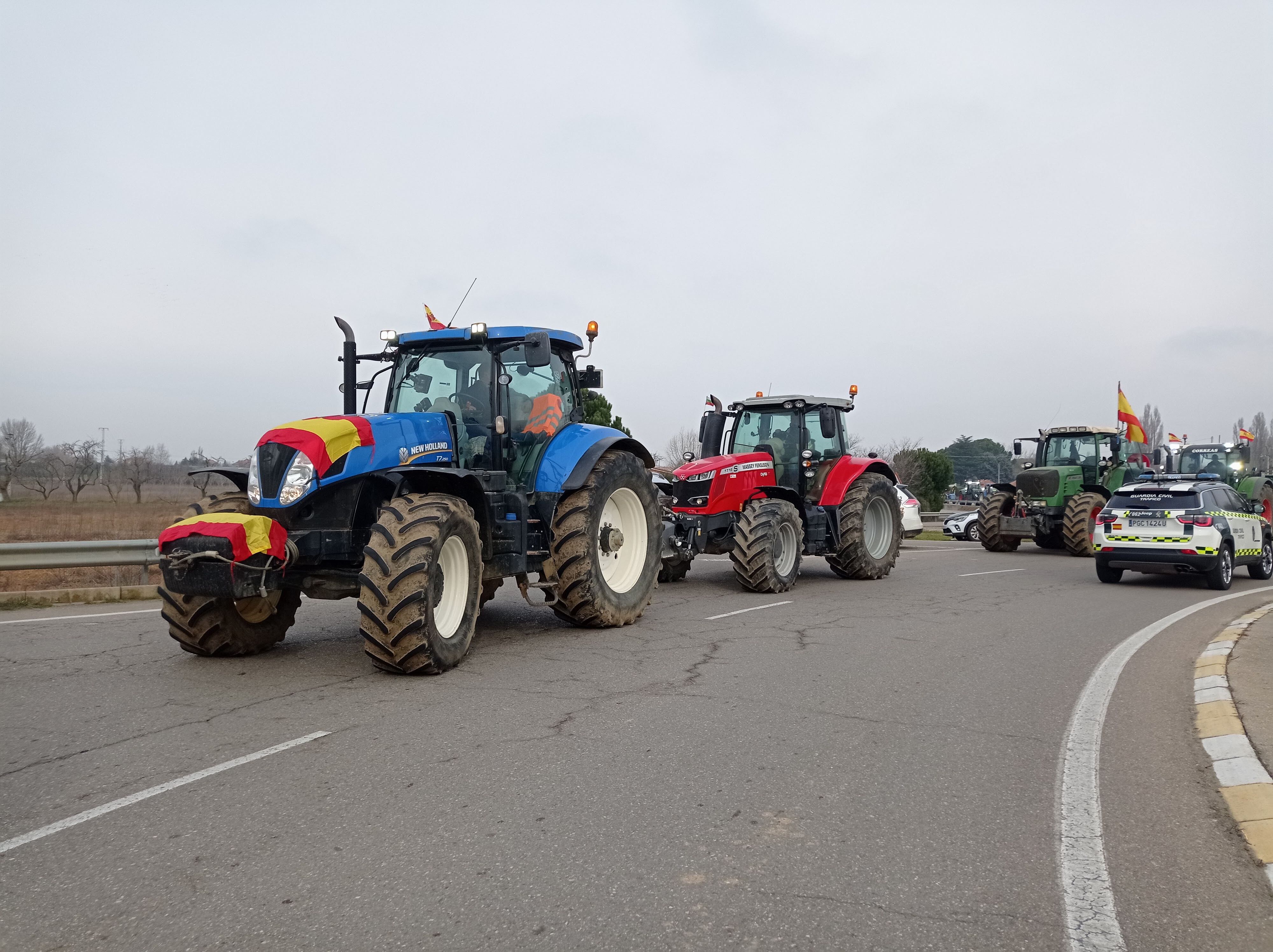 Imagen de archivo de la tractorada del día 6 de febrero