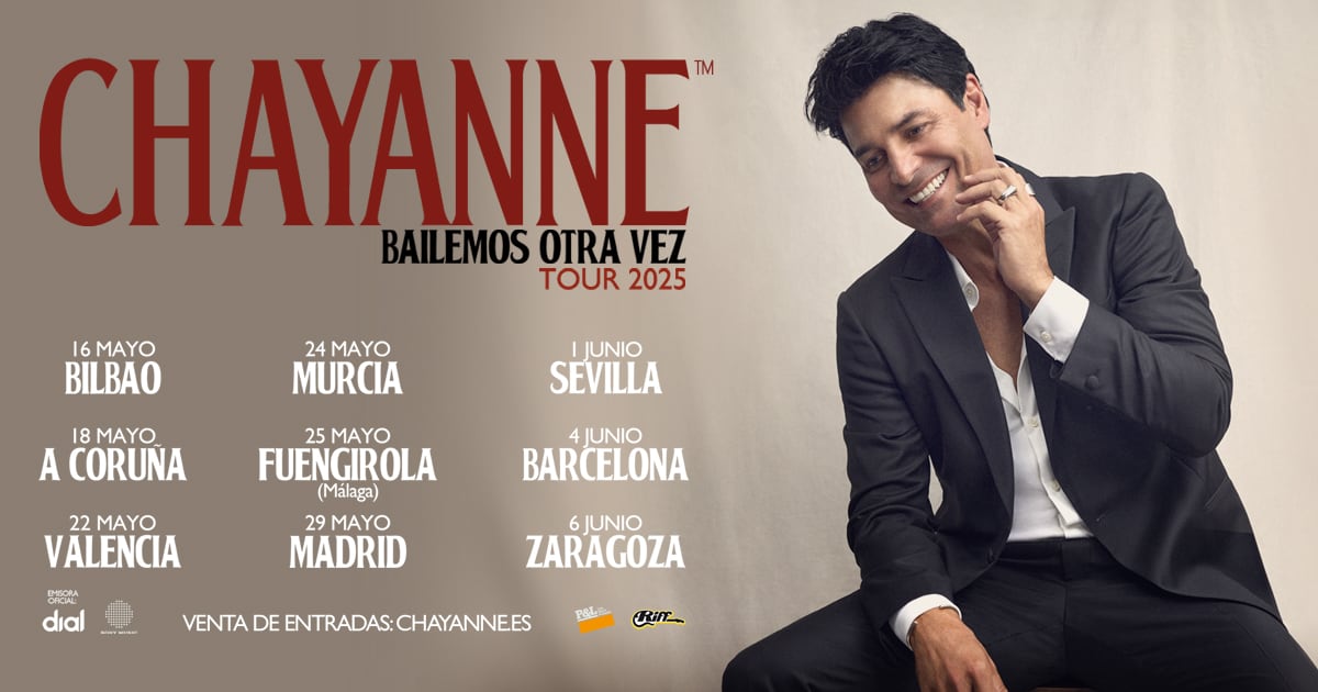 Chayanne regresa a España: gira recomendada por Cadena Dial