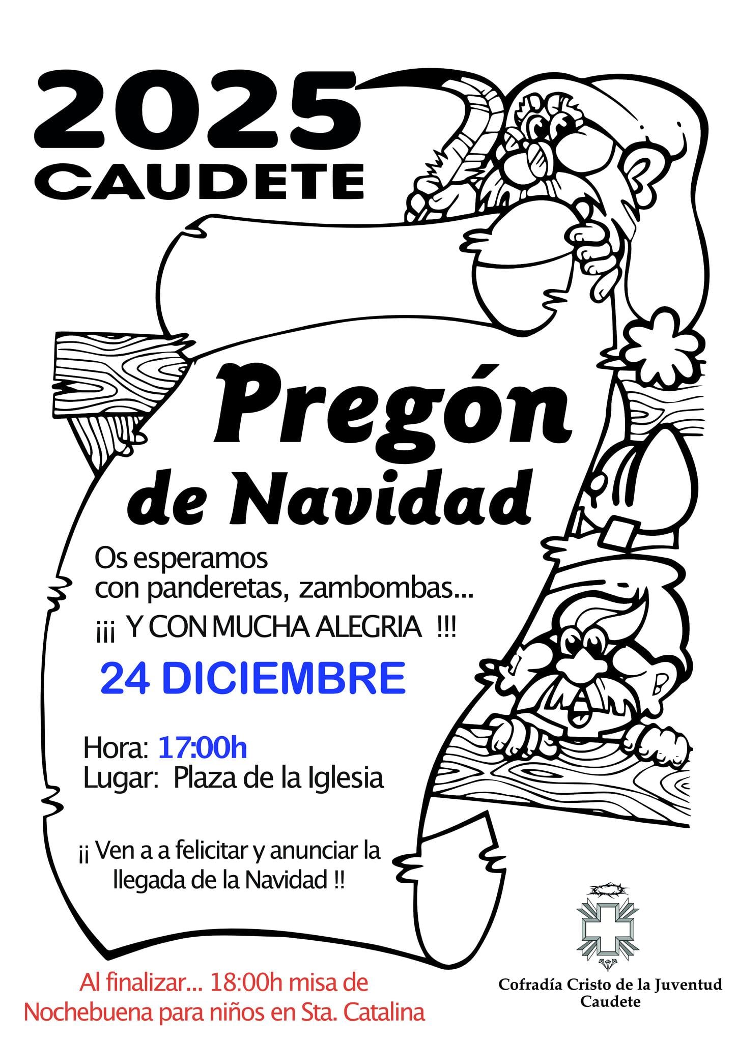Cartel del pregón de navidad