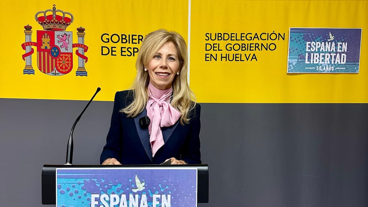 La Subdelegada del Gobierno presenta en Huelva el programa de actividades “50 años de España en Libertad”