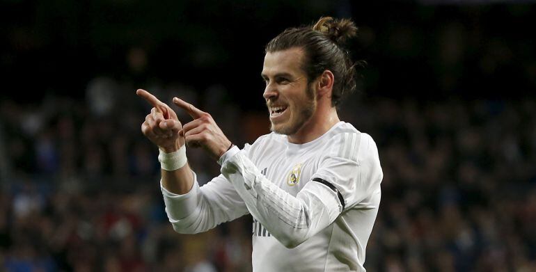 Gareth Bale celebra uno de sus goles