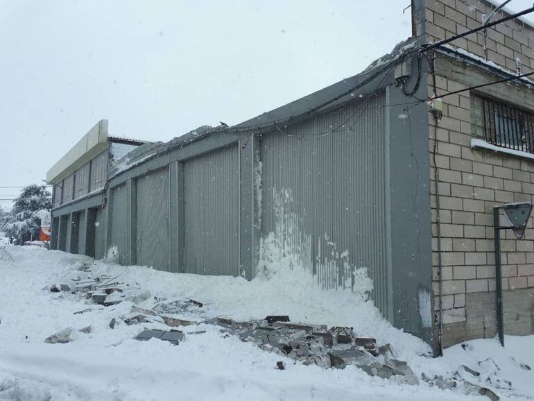 Nave hundida en la calle Campo Azálvaro