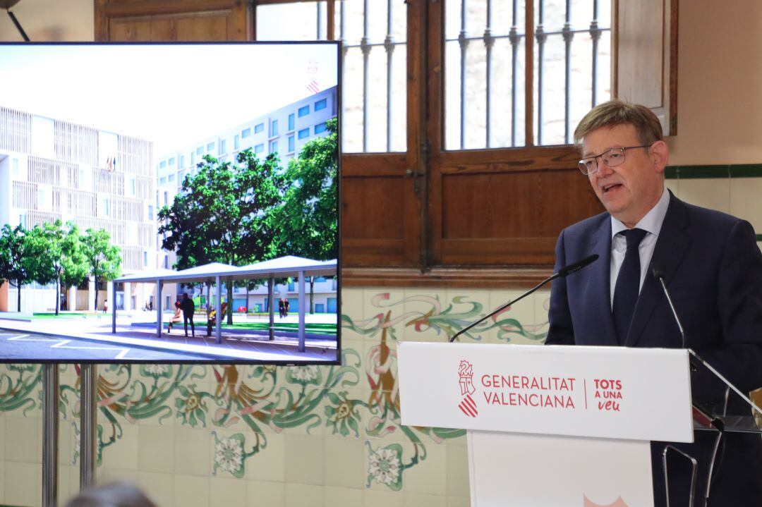 El president Puig en un acto celebrado este jueves en Castelló